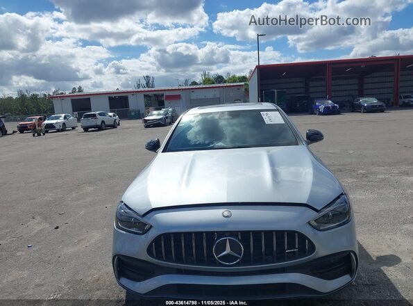 W1KAF8HB6RR176315 2024 MERCEDES-BENZ AMG C 43 Silver Դիմացի տեսք