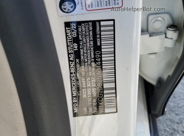 W1KCG2DB2NA014490 2022 MERCEDES-BENZ EQS Silver Շարժիչի բաժամունքի տեսք