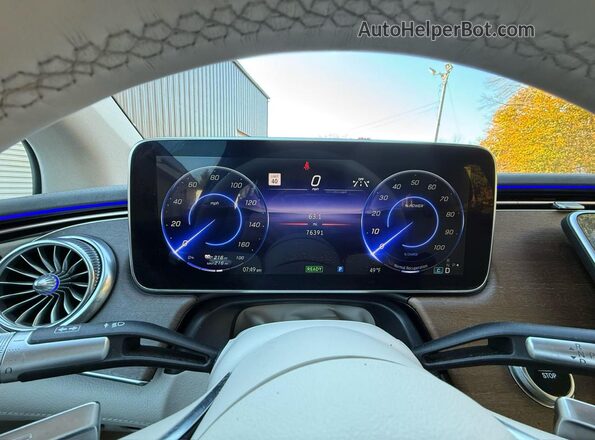 W1KCG2DB5NA014130 2022 MERCEDES-BENZ EQS White Вид панелі приладів