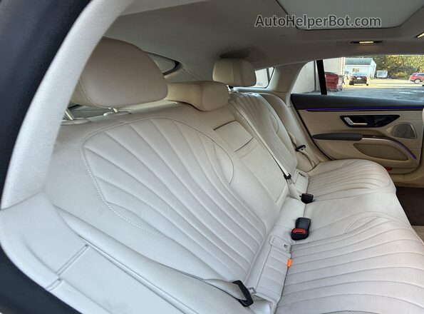 W1KCG2DB5NA014130 2022 MERCEDES-BENZ EQS SEDAN White უკანა სავარძლების ხედი