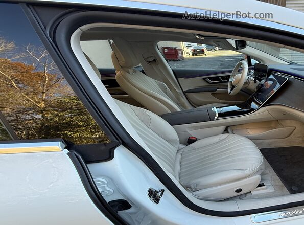 W1KCG2DB5NA014130 2022 MERCEDES-BENZ EQS SEDAN White წინა სალონის ხედი