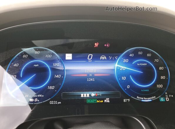 W1KCG2EB1RA049770 2024 MERCEDES-BENZ EQS Black Вид щитка приладів