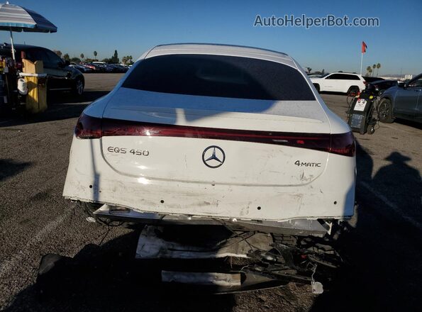 W1KCG2EB8RA049362 2024 MERCEDES-BENZ EQS White Widok z tyłu