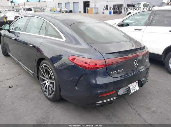 W1KCG4EB2NA015309 2022 MERCEDES-BENZ EQS 580 Blue Rear left