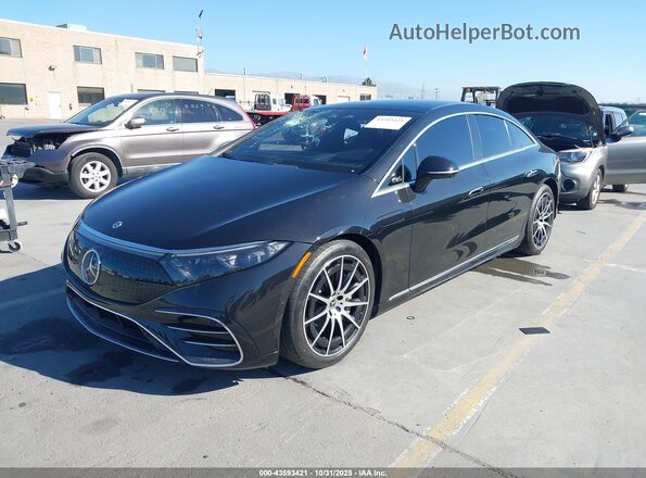 W1KCG4EB7PA032643 2023 MERCEDES-BENZ EQS 580 Black წინა მარცხენა ხედი სამი მეოთხედიდან
