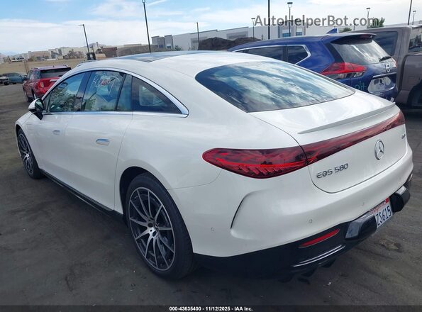 W1KCG4EB8PA035518 2023 MERCEDES-BENZ EQS 580 White უკანა მარცხენა