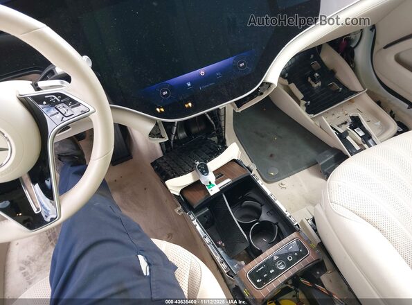 W1KCG4EB8PA035518 2023 MERCEDES-BENZ EQS 580 White წინა პანელის ხედი