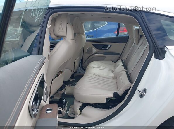 W1KCG4EB8PA035518 2023 MERCEDES-BENZ EQS 580 White VIN კოდის სტიკერის ხედი