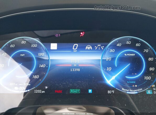 W1KCG4EB8PA035518 2023 MERCEDES-BENZ EQS 580 White უკანა სავარძლების ხედი