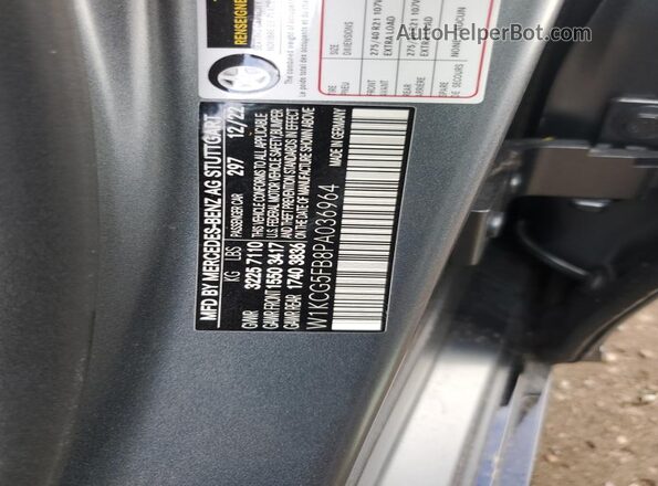 W1KCG5FB8PA036964 2023 MERCEDES-BENZ EQS Серый Вид подкапотного пространства