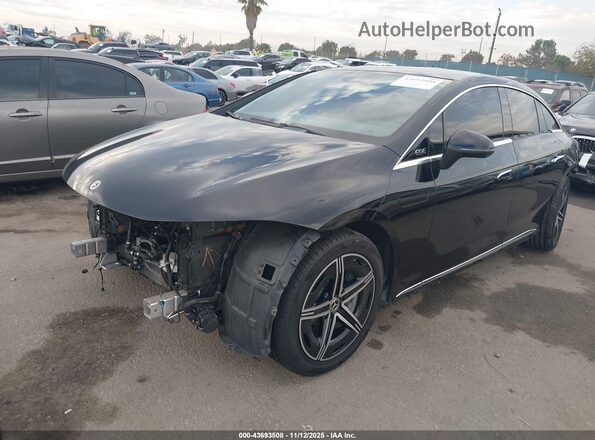 W1KEG2CB2PF020175 2023 MERCEDES-BENZ EQE 500 Black Առջևի ձախ երեք քառորդ տեսարան