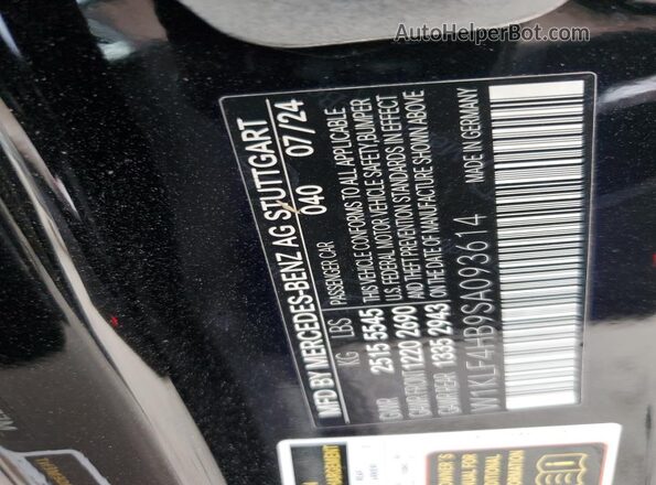 W1KLF4HB9SA093614 2025 MERCEDES-BENZ E Black Widok komory silnika