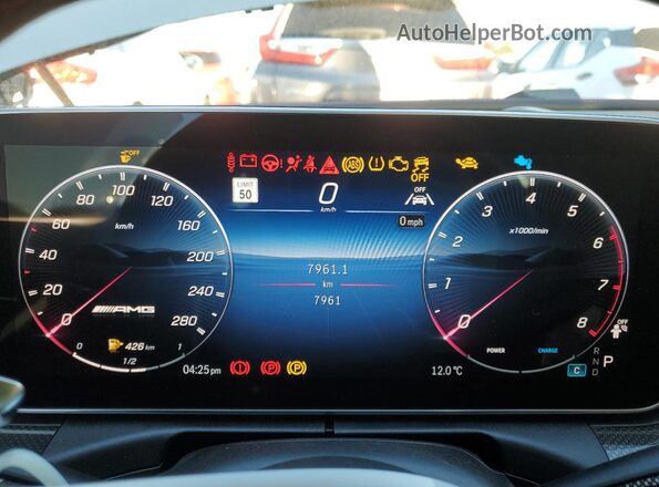 W1KMJ6CB8SF071886 2025 MERCEDES-BENZ CLE Gray ხელსაწყოთა პანელის ხედი