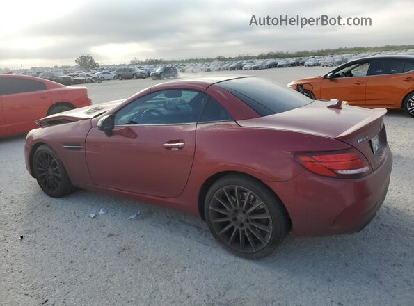 W1KPK6GA0LF169386 2020 MERCEDES-BENZ SLC Maroon უკანა მარცხენა