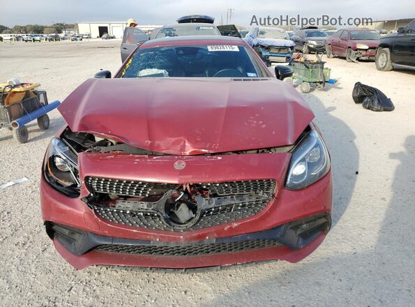 W1KPK6GA0LF169386 2020 MERCEDES-BENZ SLC Maroon წინა ხედი