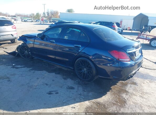 W1KWF6EB8MR604246 2021 MERCEDES-BENZ AMG C 43 Dark Blue Задня ліва чверть
