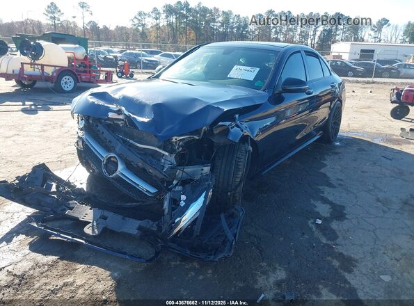 W1KWF6EB8MR604246 2021 MERCEDES-BENZ AMG C 43 Dark Blue Передня ліва чверть