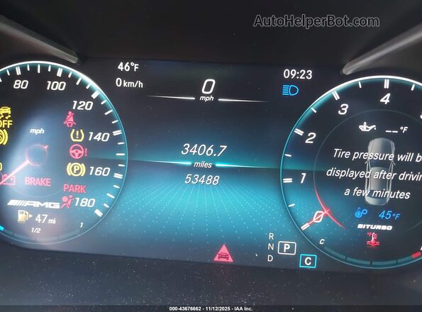 W1KWF6EB8MR604246 2021 MERCEDES-BENZ AMG C 43 Dark Blue Вид задніх сидінь