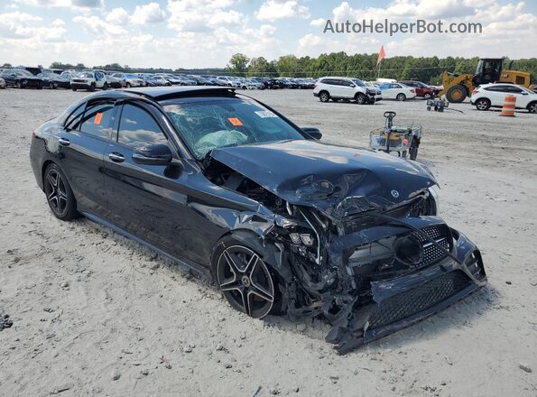 W1KWF8DB0MR641675 2021 MERCEDES-BENZ C Black წინა მარჯვენა