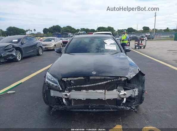 W1KWF8DB2MR617510 2021 MERCEDES-BENZ C-CLASS Black Widok wnętrza z tyłu