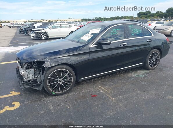 W1KWF8DB2MR617510 2021 MERCEDES-BENZ C-CLASS Black Przód lewy
