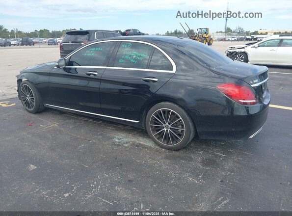 W1KWF8DB2MR617510 2021 MERCEDES-BENZ C-CLASS Black Tył lewy