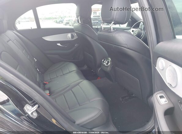 W1KWF8DB2MR617510 2021 MERCEDES-BENZ C-CLASS Black Widok naklejki z numerem VIN