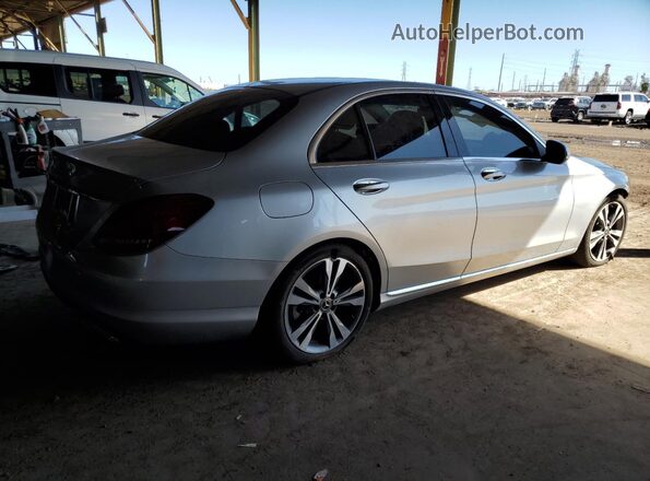 W1KWF8DB3MR648152 2021 MERCEDES-BENZ C Серебряный Задняя правая четверть