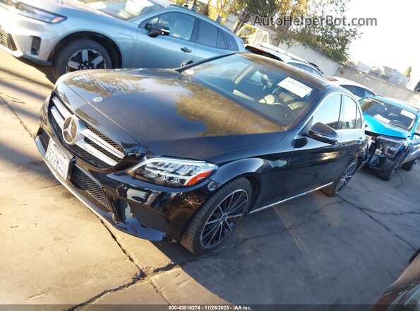 W1KWF8DB4LR591877 2020 MERCEDES-BENZ C-CLASS Черный Передняя левая четверть