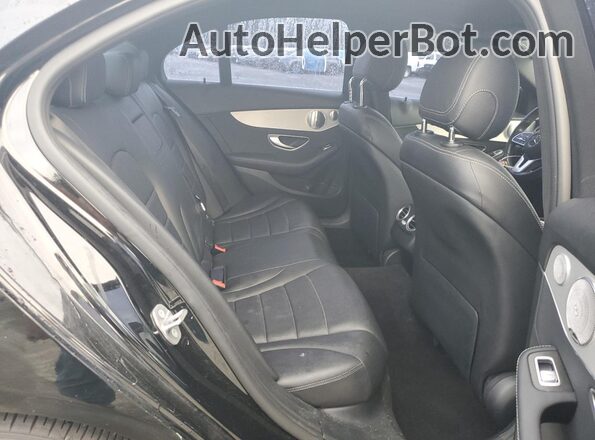 W1KWF8DB4LR593483 2020 MERCEDES-BENZ C Black Rear seats view