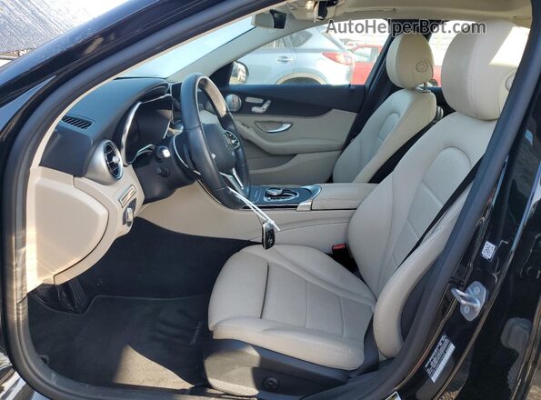 W1KWF8DB4LR598988 2020 MERCEDES-BENZ C Black წინა სალონის ხედი