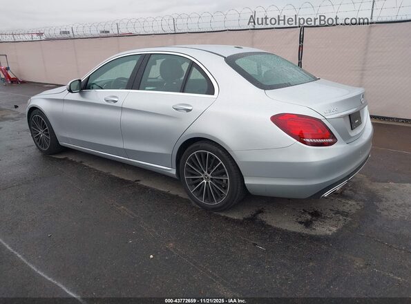 W1KWF8DB4MR628895 2021 MERCEDES-BENZ C-CLASS Silver Trasero izquierdo