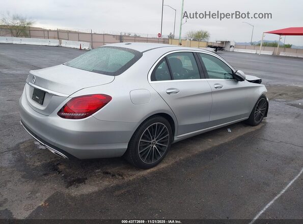W1KWF8DB4MR628895 2021 MERCEDES-BENZ C-CLASS Silver Trasero derecho
