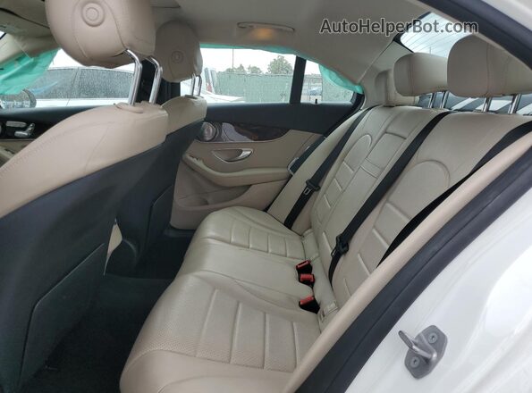 W1KWF8DB4MR651187 2021 MERCEDES-BENZ C White უკანა სავარძლების ხედი
