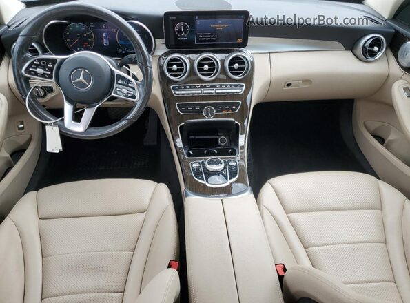 W1KWF8DB4MR651187 2021 MERCEDES-BENZ C White წინა პანელის ხედი