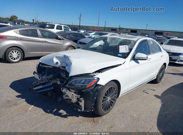 W1KWF8DB5MR652896 2021 MERCEDES-BENZ C-CLASS White Vista tres cuartos delantera izquierda