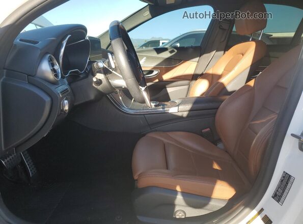 W1KWF8DB7LR584938 2020 MERCEDES-BENZ C White Widok wnętrza z przodu