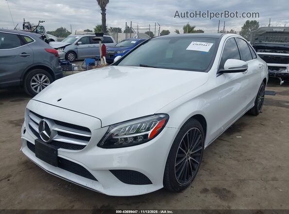 W1KWF8DB7LR594966 2020 MERCEDES-BENZ C-CLASS White Передня ліва чверть