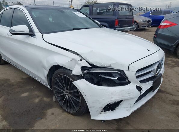 W1KWF8DB7LR594966 2020 MERCEDES-BENZ C-CLASS White Вид спереду