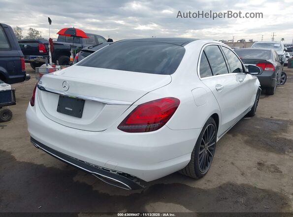 W1KWF8DB7LR594966 2020 MERCEDES-BENZ C-CLASS White Задня права чверть