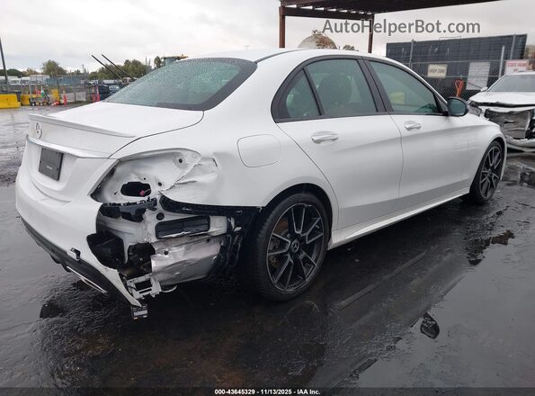 W1KWF8DB8LR570787 2020 MERCEDES-BENZ C-CLASS White Задня права чверть