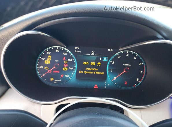 W1KWF8DB8MR624946 2021 MERCEDES-BENZ C Черный Вид щитка приборов