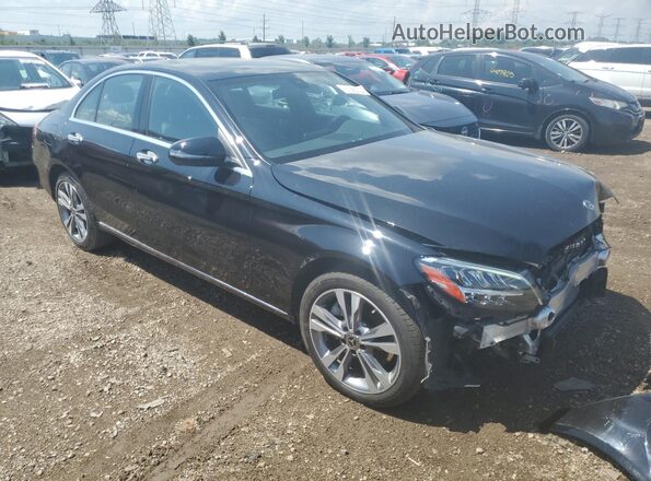 W1KWF8EB0MR633980 2021 MERCEDES-BENZ C Black წინა მარჯვენა