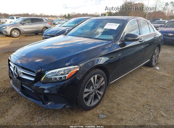 W1KWF8EB1MR614659 2021 MERCEDES-BENZ C-CLASS Black წინა მარცხენა ხედი სამი მეოთხედიდან