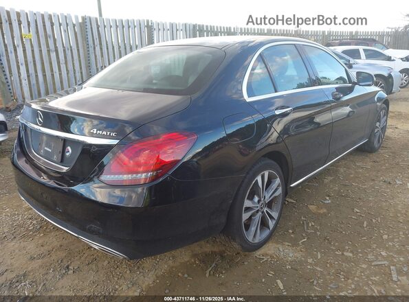 W1KWF8EB1MR614659 2021 MERCEDES-BENZ C-CLASS Black უკანა მარჯვენა