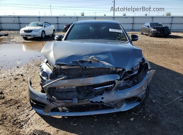 W1KWF8EB2MR611396 2021 MERCEDES-BENZ C Gray Front view