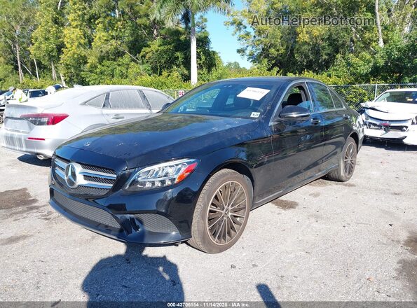 W1KWF8EB3MR649445 2021 MERCEDES-BENZ C-CLASS Black Przód lewy