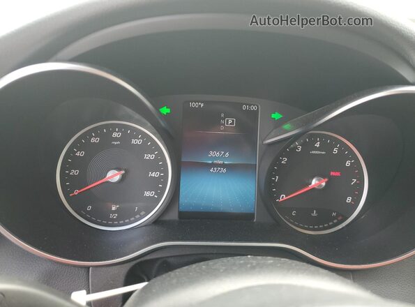 W1KWF8EB4LR594891 2020 MERCEDES-BENZ C Blue ხელსაწყოთა პანელის ხედი