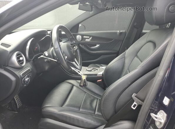 W1KWF8EB4LR594891 2020 MERCEDES-BENZ C Blue წინა სალონის ხედი