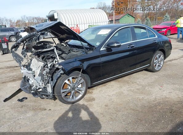 W1KWF8EB4MR635599 2021 MERCEDES-BENZ C-CLASS Black Vista tres cuartos delantera izquierda
